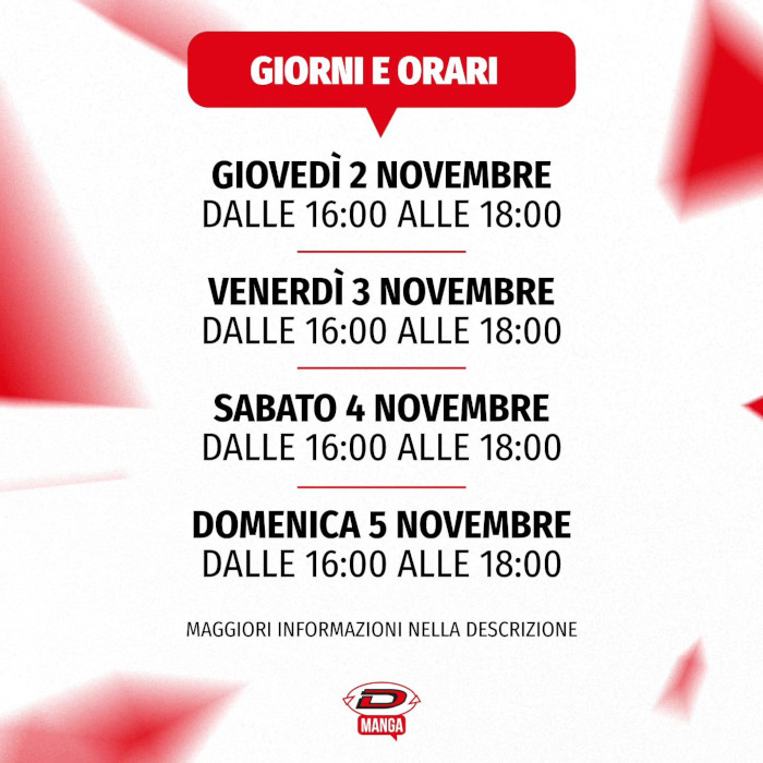 Lucca Comics 2023: firmacopie con Keigo Shinzo, ospite di Dynit Manga Lucca Comics 2023: firmacopie con Keigo Shinzo, ospite di Dynit Manga